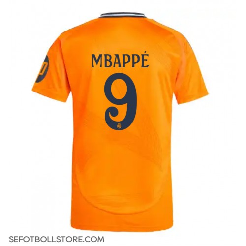 Real Madrid Kylian Mbappe #9 Replika Bortatröja 2024-25 Kortärmad